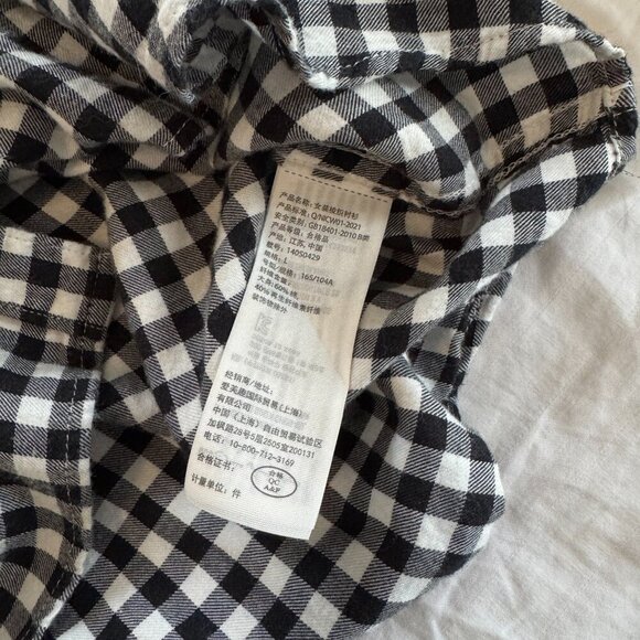 Abercrombie & Fitch Soft A&F Collection Gingham Button Down Cropped - Picture 5 of 9